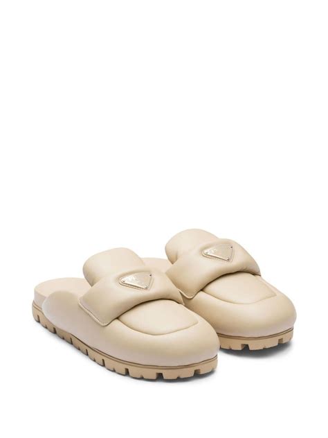 Prada leather slippers sale